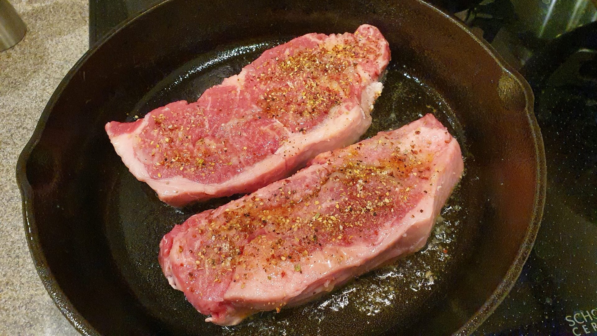 ステーキ肉調理工程3
