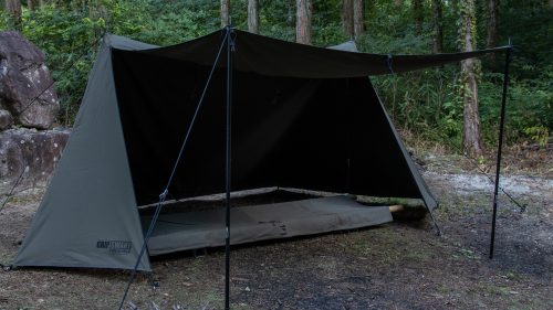 アウトドア テント/タープ 先行販売分完売 グリップスワニー初のテントはパップテント FIREPROOF 