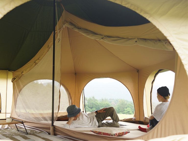タケノコテント2 カーキ 8人用 テント キャンプ DOD 新品 - アウトドア