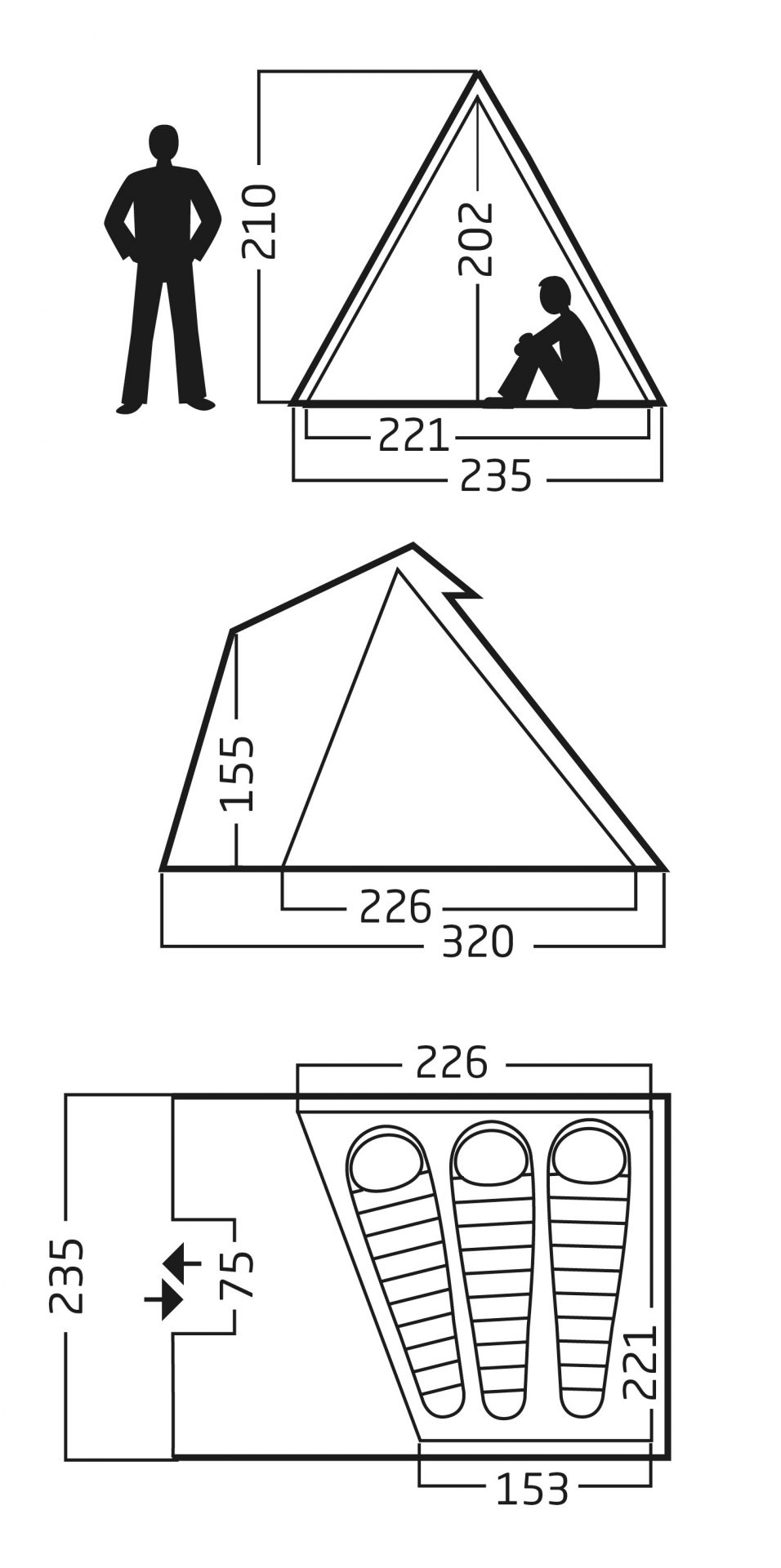 ノルディスク2021年新作テント スリムヘイム3/スリムヘイム5 