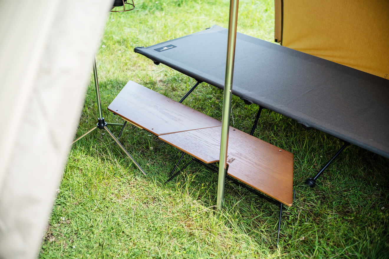 ogawaから変幻自在な六角形型「アーチテーブル」登場 | キャンプ