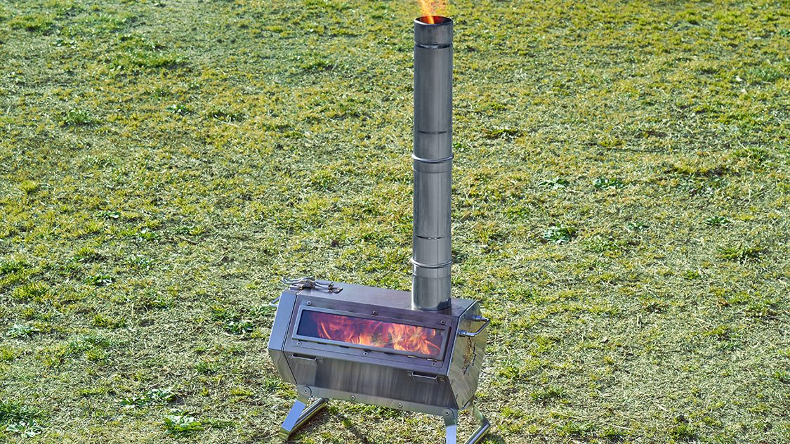 ロゴスから炎を眺められる六角形型の「LOGOS 六角薪だんろストーブ」登場 | キャンプレビュー 〽Camp Review