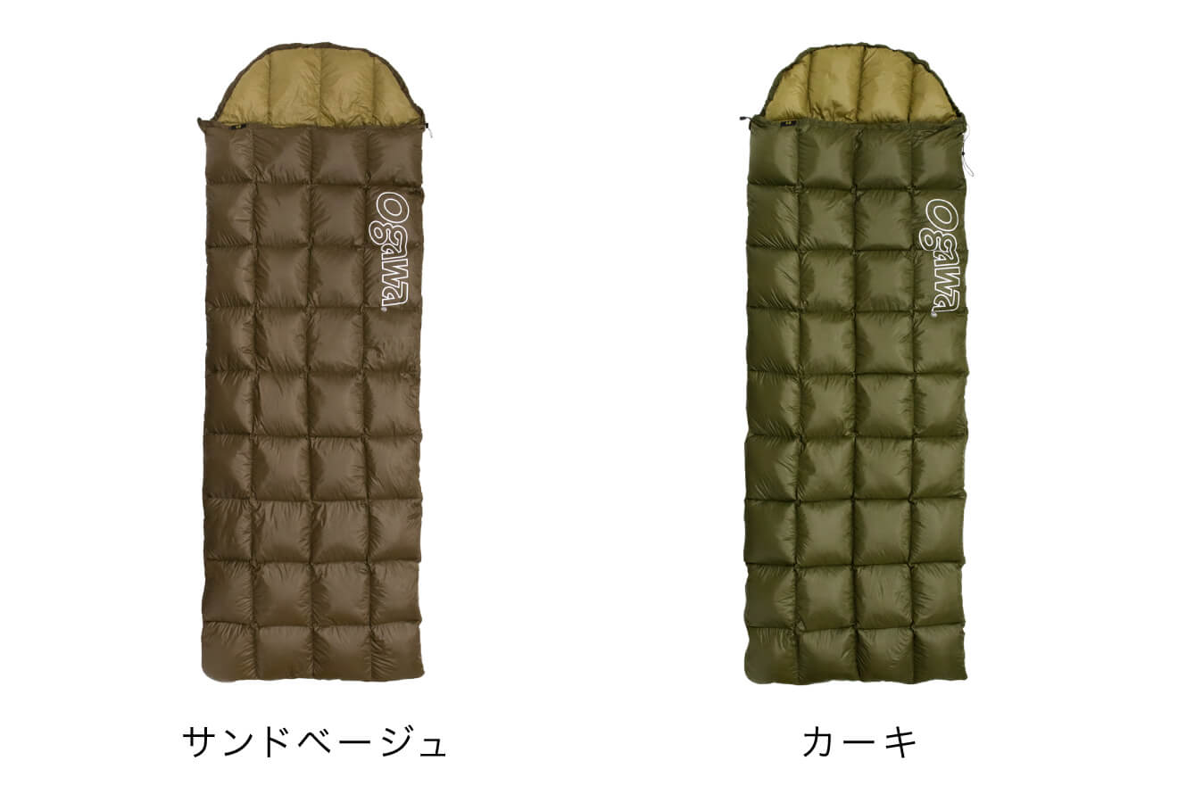 ogawaから封筒型ダウン寝袋「ダウンシュラフ800」登場 | キャンプレビュー