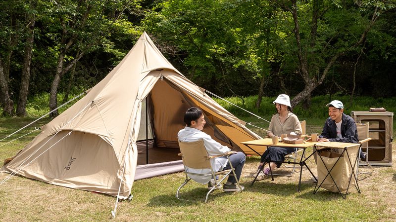 Dodから ワンポールテントrx M ワンポールテントrx M Tc 登場 キャンプレビュー Camp Review