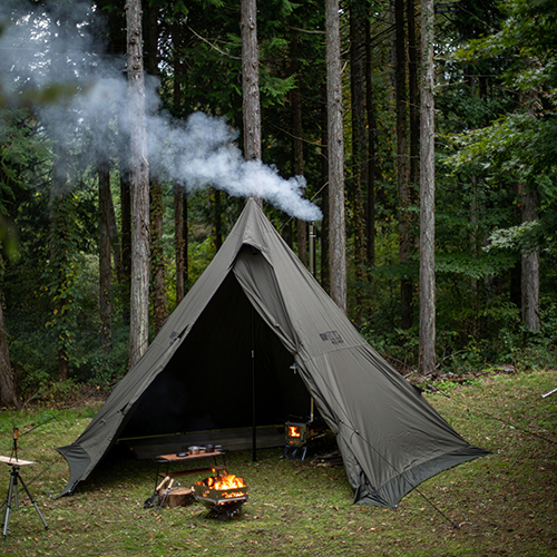 シルバー金具 グリップスワニー FIRE PROOF GS MOTHER TENT ブラック