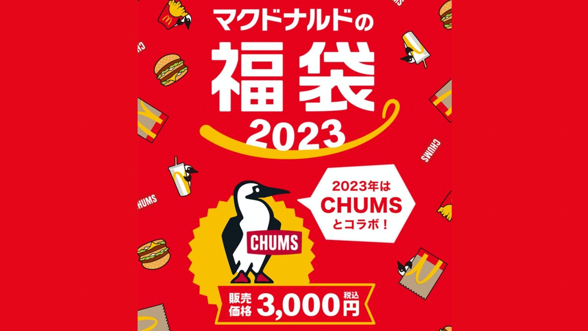 マクドナルド 福袋2023 CHUMS - 2