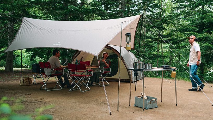 スノーピークの2023年新商品「ランドネストタープ セット」登場 キャンプレビュー 〽Camp Review